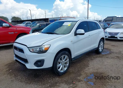 2015 Mitsubishi Outlander Sport Es from USA, damaged, VIN 4A4AP3AU4FE038600